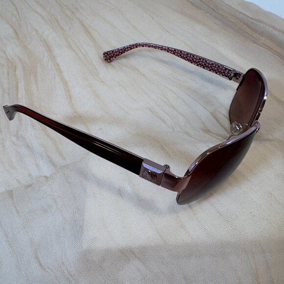 Coach Oversized Savannah (S5644) Burgundy Sunglasses - Picture 3 of 8